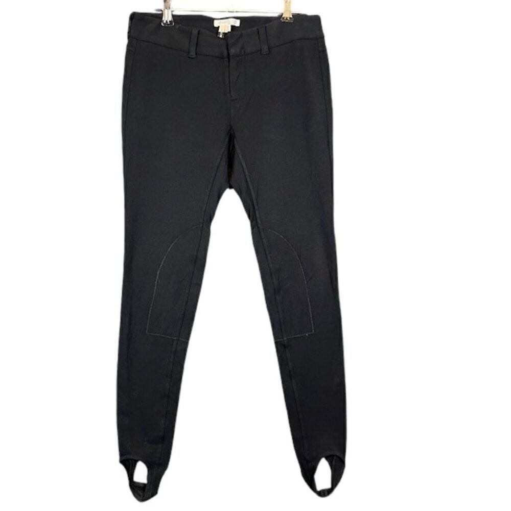 Vince for‎ Bergdorf Goodman Stretch Skinny Stirrup Pants Black Pockets Size 2